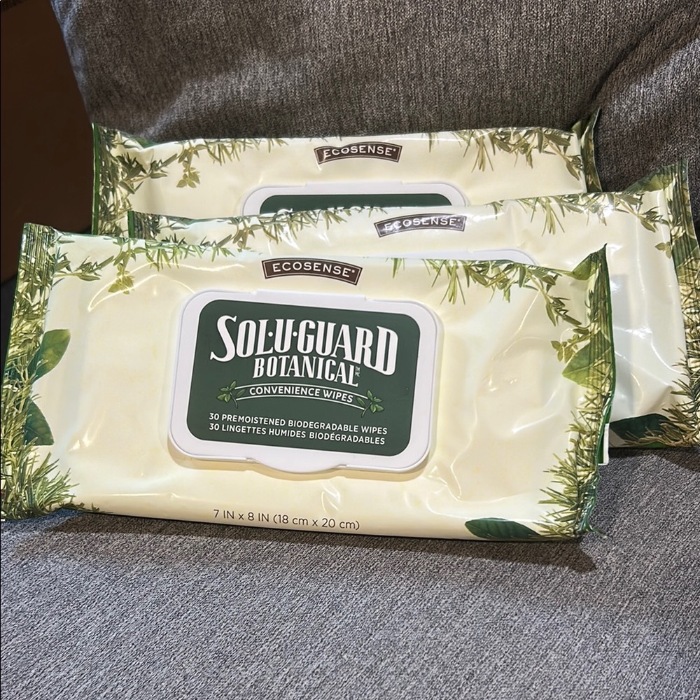 Sol-U-Guard Botanical Wipes